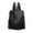 Black, variant on Vintage PU Leather Travel Backpack Teenager School Bag Female Luxury Bookbag