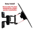 thumbnail image 2 of VideoSecu Swivel Tilt TV Wall Mount Monitor Bracket for 19-32" LCD LED Some LED up to 42" DELL P1914S E2216HVM P2217H U2412M U2717D W27, 2 of 4