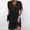 *Black, variant on ClodeEU Women's V Neck Short Sleeve Dolman Sleeve Dress with Pleated, Solid Color Casual Midi Dress Army Green,Womens Plus M