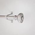 thumbnail image 3 of Mainstays 3/4" Nickel Cameron Urn Adjustable Single Curtain Rod Set, 30"-84", 3 of 7