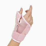 BraceUP Thumb Splint Brace Right Left Hand Women and Men, Spica Splint, CMC Thumb Brace with Thumb Support, for Arthritis, Tendonitis, Carpal Tunnel Pain Relief and Thumb Sprain (Pink)