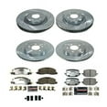 thumbnail image 2 of PowerStop Front and Rear Z36 Truck & Tow Carbon-Fiber Ceramic Brake Pad and Drilled and Slotted Rotor Kit Fits: FORD Select Models K8693-36, 2 of 7