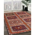 thumbnail image 3 of Ahgly Company Machine Washable Indoor Rectangle Contemporary Dark Almond Brown Area Rugs, 8' x 12', 3 of 7