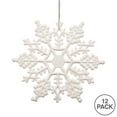 thumbnail image 2 of Vickerman Glitter Snowflake, 8-Inch, White, 2 of 2