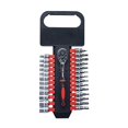 thumbnail image 2 of de TRINQUETE profesion DADOS SAE de trinquete para constructores, mecánicos de automóviles, aficionados 025 pulgadas - 27 piezas, 2 of 9