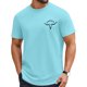 thumbnail image 2 of Camisas de Manga Larga para las Mujeres de Ajuste Suelto Delantero Pequeño Estampado Cuello Redondo Blusa Casual, 2 of 6