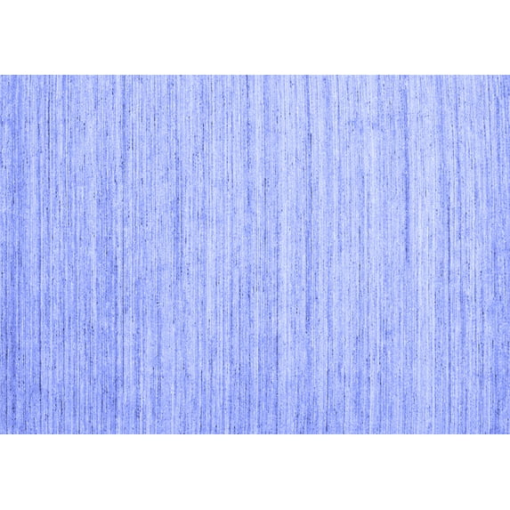 Ahgly Company Indoor Rectangle Abstract Blue Contemporary Area Rugs, 6' x 9'