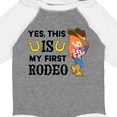 thumbnail image 4 of Inktastic Yes, this IS my First Rodeo- cowgirl in hat and boots Girls Long Sleeve Baby Bodysuit, 4 of 5