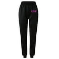 thumbnail image 3 of Pantalones de moda para mujer, informales, elásticos, con cintura suelta y bolsillos estampados, cinturón para mujer, 3 of 4