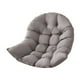 thumbnail image 1 of Espesar columpio silla huevo silla columpio cesta colgante asiento Cojín colgante relajación silla almohadillas para interior exterior extraíble y lavable Gris 80x120cm Zulema Cojín del asiento, 1 of 8