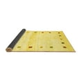 thumbnail image 2 of Ahgly Company Indoor Round Solid Yellow Modern Area Rugs, 8' Round, 2 of 4