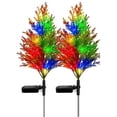 thumbnail image 1 of Christmas Decorations Outside Solar Christmas Tree Garden Stake Lights Outdoor Multi Color Solar Christmas Tree Lights For Outside Christmas Yard Holida, 1 of 8