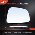 thumbnail image 3 of A-Premium Left Driver Side Heated Mirror Glass Compatible with 2017-2024 BMW 320i, 330e, 330i, 330i xDrive, 520i, 530i, 530i xDrive, 540d xDrive, 540i, 740i, 745e, 750i, 750Li xDrive, 640i, 3 of 6