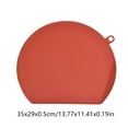 thumbnail image 3 of Rewenti Large Semi Circular Double-Sided Plastic Cutting Board Kitchen Chopping Board for Countertop, 3 of 6