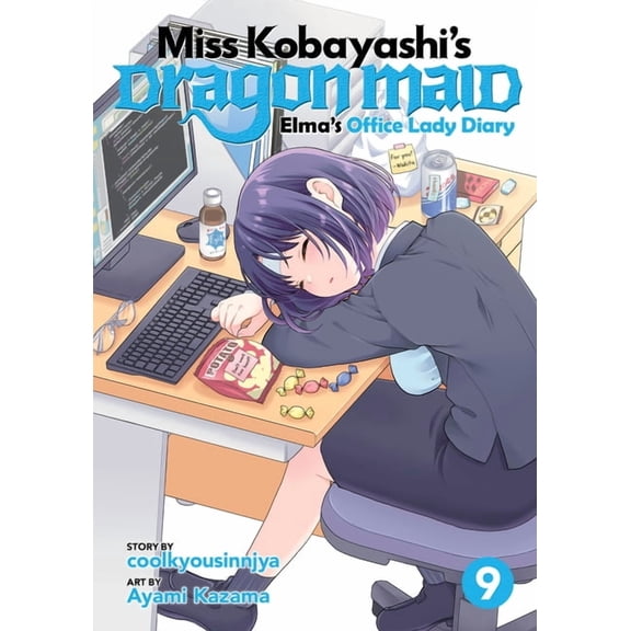 Miss Kobayashi's Dragon Maid: Elma's Off Miss Kobayashi's Dragon Maid: Elma's Office Lady Diary Vol. 9, (Paperback)