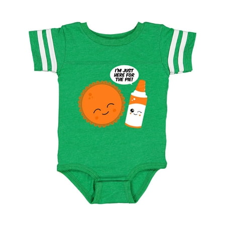 

Inktastic Here For The Pie Gift Baby Boy or Baby Girl Bodysuit