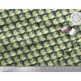 thumbnail image 2 of Soimoi Poly Crepe Fabric Bird,Palm Tree & Sun Nature Printed Fabric 1 Yard 42 Inch Wide, 2 of 3
