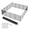 Stainless steel feet-4x12FT, variant on BouPower Pool Safety Fence, 340 GMS High‑Grade PVC Mesh Removable Pool Fencing with Stainless Steel Legs, Heavy Duty Temporary Barrier for Inground & Above Ground Swimming Pool, Backyard Outdoor