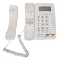 thumbnail image 3 of C199 Fixed Telephone Home Wired Landline Business Office Corded Phone Desk Large DisplayWhite, 3 of 8