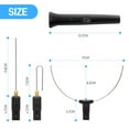 thumbnail image 4 of Waxgamo 3 in 1 Hot Wire Foam Cutter Kit, Electric Styrofoam Cutting Tool, 100-240V / 18W with Electronic Adaptor for Small Cutting Project, DIY Craft, Foam Carving ﻿, 4 of 8