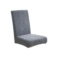 thumbnail image 2 of Cinvoph Vintage Dining Chair Covers, Exquisite Textured Stretch Chair Slipcovers, Chair Covers for Home Wedding Banquet Dining Room 18"x24"x"19", 2 of 6