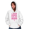 thumbnail image 4 of I Wear Pink For My Mom Breast Cancer Hoodie Sweatshirt Women Men Brisco Brands M, 4 of 6