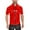 Red, variant on Men Shiny PVC Leather Shirt, Short Sleeve, Full Zipper, Male Glossy Leather Casual Tops