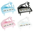 thumbnail image 2 of Lightahead® Little Pianist Piano 24 Keys Musical Mini Piano Plays 8 Percussion 4 Different Musical Instruments with colorful lights effect Rhythms MP3 Record Play function and Microphone WHITE, 2 of 2
