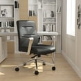 thumbnail image 3 of Boss Office Products Modern Conference Chair with Aluminum Arm and Base, Black, 3 of 10