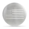 thumbnail image 4 of Shift Knob Trim Brushed Stainless American Flag For Chrysler 300/200/Pacifica & Voyager, Dodge Ram 1500, Rebel & Ram 2500, Dodge Durango, 4 of 5
