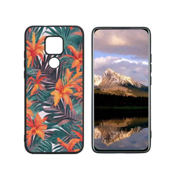 Tropical-357 Phone Case, Degined for Moto G Play 2021 Case Men Women, Flexible Silicone Shockproof Case for Moto G Play 2021