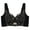 01_Black, variant on Full Coverage Bra Women No Underwire Embroidery Lace Bralettes Minimizer Bras Convertible Straps T-Shirt Bras Support Bra Workout Brassiere Everyday Bra,01_Red,Large