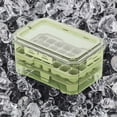 thumbnail image 1 of Xihbxyly Bandeja de Hielo Funcional, Contenedor Portátil para Refrigerador, Contenedor Sellado Multicapa para Cocina, Solución para Conservar Alimentos Frescos, Ideal para Picnics Al Aire Libre, Orga, 1 of 4