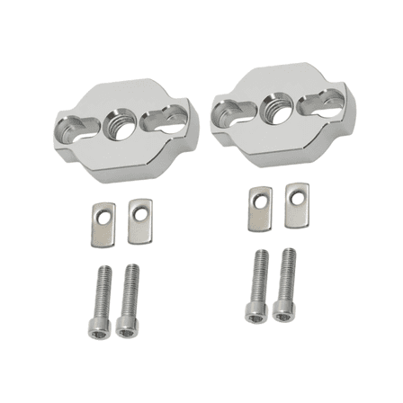 2-Piece Heavy-Duty Aluminum Tie-Down Anchor Kit - Compatible with CFMOTO ATV & UTV Models (Universal Accessory Mount)