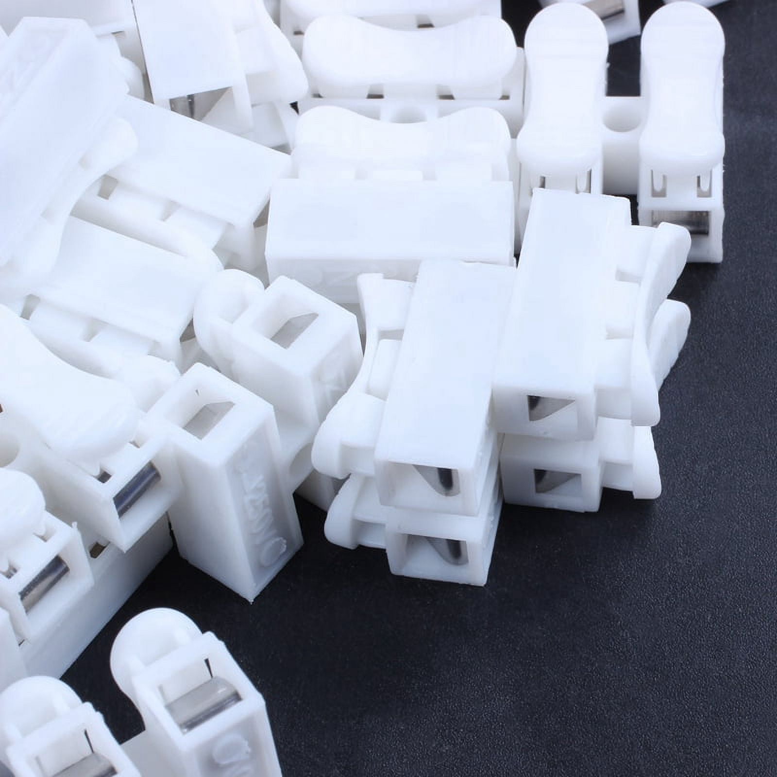1000PCS CH2 Spring Quick Wire Connector Cable Clamp Terminal Block Connector for LED Strip Light