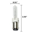 thumbnail image 2 of Platinum 35W 120V BA15D Base Clear Halogen Bulb, 2 of 2
