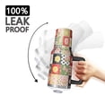 thumbnail image 3 of 40oz Pioneer Flower Floral Print Pattern Insulated Tumbler with Handle, BPA-Free Leak Proof Lid and Straws, Double Wall Vacuum, Hot 12h/Cold 34h, 3 of 6