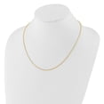 thumbnail image 3 of 14K Yellow Gold Spiga Wheat Chain Styles Necklace Adjustable 1.4 mm 30 inch 1.35, 3 of 6