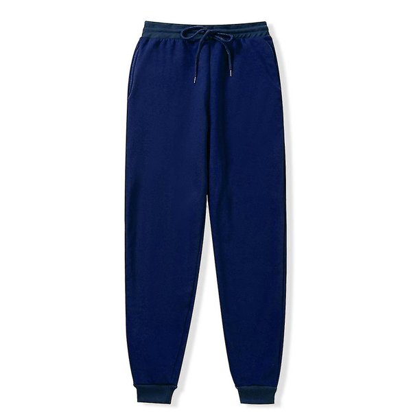17 Color Otoño Nuevos Hombres / mujeres Joggers Marca Pantalones masculinos Pantalones casuales Pantalones de chándal Jogger Casual Fitness Workout Sweatpantsnavy blueAsia XXXL 85-95 KG