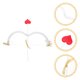 thumbnail image 5 of 1 juego de arco y flecha de Cupido para fiesta de San Valentín, disfraz de Cupido, arco y flecha, accesorio de cosplay de Cupido, 5 of 8