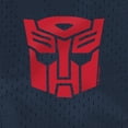 thumbnail image 5 of Transformers Autobot Symbol Mens Lined Mesh Shorts, Navy, 2X-Large, 5 of 6