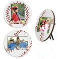 thumbnail image 3 of JNANEEI Set of 2 Baseball Soccer Picture Holders Tabletop Wood Photo Frames for Athletes Team Player and Sports Lover Party Gift, 3 of 9