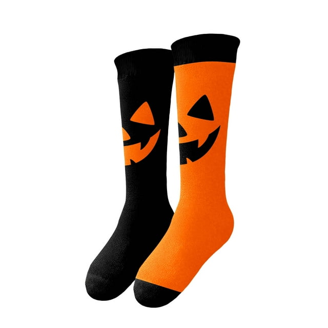 Men's Halloween Novelty Print Stockings Funky Design Comfortable Stretchable Socks for Cosplay Party Costume Accessories