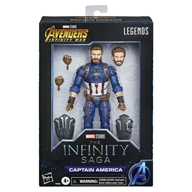 Hasbro Legends Series Captain America Figure, Premium Design, Walmart Exclusive - Walmart.com