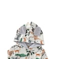 thumbnail image 5 of Baby 2Pcs Spring Outfits Animal Tree Print Hoodie and Pants Set, 5 of 9