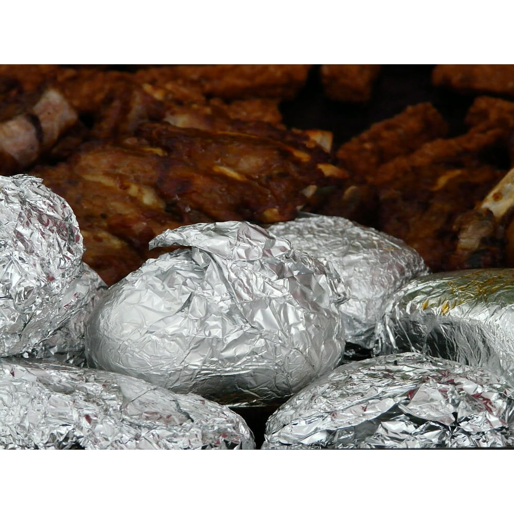 Aluminum Foil Potato Dish Baked Potatoes20 Inch By 30 Inch Laminated