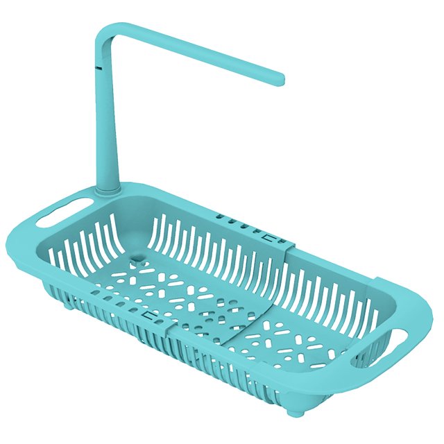 Gkeoshab Égouttoir Réglable pour Évier de Toute Taille Grande Capacité Rangement Rétractable Porte-Serviettes Maison & Jardin