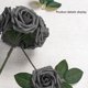 thumbnail image 4 of Flores artificiales, 25 rosas falsas con tallos y 2 hojas para decoración de fiestas, ramos de boda DIY, 4 of 5