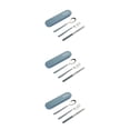 thumbnail image 4 of Billuyoard Juegos de vajilla Juego de utensilios de cocina de cubiertos de acero inoxidable 304 Vajilla portátil con estuche Diseño simple Accesorios de Type4 NO4 Billuyoard CBP269357, 4 of 6