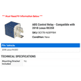 thumbnail image 2 of ABS Control Relay - Compatible with 2018 RX350, 2 of 2